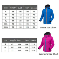 Miniatyrbillede 5 af 5: Mænds Hættetrøje Softshell Jakke, Vandafvisende Let Vindjakke Men blue 2XL