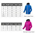 Pikkukuva 5 / 5: Miesten Huppari Softshell Takki, Vedenpitävä Kevyt Tuulenpitävä Takki Men red L