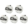 Miniatyrbilde 1 av 5: 5 stk 4-sifret Teller Clicker, Manuell Mekanisk Håndholdt Pitch Click Counter, Tally Counter for Skolesportsarrangementer Stack