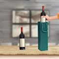 Miniatyrbillede 6 af 6: 12 Stk. Robust Gavepose i Kraftpapir til Vin, Gavepose til Flasker, Med Håndtag Vinpose i Stof til Jul, Bryllup, Festgaver