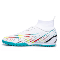 Miniatyrbillede 2 af 5: Herre Fodboldsko Pigge Fodboldsko Til Unge Ankelstøvler Atletisk Sneaker 601 White EU 35