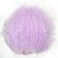 Miniatyrbillede 1 af 5: 100 stk. bløde kalkun marabou fjer 10-15 cm til håndværk drømmefanger dekoration naturlige bløde kalkun marabou fjer, lys lilla