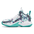 Miniatyrbillede 2 af 5: Herre Basketballsko Letvægts Åndbare Vandresko Atletiske Mode Sneakers 3D8909 WhiteGreen EU 40