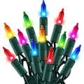 Pikkukuva 1 / 5: Jouluvalosarja, 50 LED-valoa, UL-sertifioitu Colorful