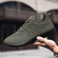 Miniatyrbillede 4 af 5: Løbesko til mænd Letvægt Åndbare Vandresko Atletiske Mode Sneakers 3Dsf022 Green EU 45