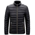 Miniatyrbillede 1 af 5: Unisex Jakker Termisk Jakke Ultralet Vintermode 2XL Black