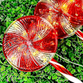Miniatyrbild 4 av 5: 4-pack Lollipop Pepparmint Julgrändsbelysning för Julgräsmatta Dekoration
