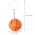 Miniatyrbilde 4 av 4: 10 stk Mini Basketball Nøkkelring Kreative Nøkkelringer Suvenir Anheng For Spillere Utøvere Gutter Lagkamerater (oransje)