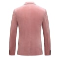 Miniatyrbillede 2 af 5: Herre Casual Fløjlsblazerjakke, Slim Fit To-knaps Sportsfrakke Brown XL