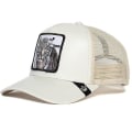Miniatyrbilde 1 av 2: Panther Mesh Cap Animal Farm Trucker Baseball Cap Pappa Hatt Snapback Ulv Tiger Utendørs Beast Paradise Toucan Caps Tiger White