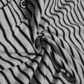Miniatyrbild 3 av 4: Herrpyjamas randig långärmad jumpsuit sovpjamas Gray M