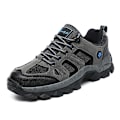 Miniatyrbilde 1 av 5: Høye Sneakers for Menn - Lavt Klatresko for Utendørs Sti, Trekking, Vandring 102 Gray EU 40