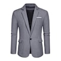 Miniatyrbild 2 av 5: Herr Blazer Slim Fit Kavaj, Enknäppt Enknapps Kavaj Grey 2XL