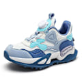 Miniatyrbild 1 av 5: Pojkar Basketbollskor Hög Ovandel Andas Sport Skor Anti Slip Mode Sneakers 8952 Blue EU 32