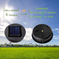 Miniatyrbild 5 av 5: 2-pack solcellslampor ersättning med LED-solpanel ersättningsskydd utomhusbelysning trädgårdsdekoration