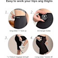 Miniatyrbild 3 av 4: Högmidjade shorts yogabyxor med EMS muskelstimulator uppladdningsbar rumpa ultimat EMS-stimulator
