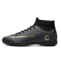 Miniatyrbillede 2 af 5: Herre Fodboldsko Pigge Fodboldsko Til Unge Ankelstøvler Atletisk Sneaker 2039-1 Black EU 37