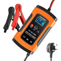Miniatyrbillede 1 af 5: Youyijia Biloplader 12v 5a Intelligent Automatisk Batterioplader Med LCD-Skærm Egnet Til Reparationer Vedligeholder Bil Motorcykel Båd Plæneklipper Bat