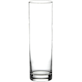 Miniatyrbillede 1 af 4: Flora Lige Cylindrisk Vase 26 cm, Glas, Transparent, 26 cm