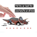 Miniatyrbild 5 av 5: Dinosaurie Leksaksbil, Pojk Leksaker Ålder 3 Till 12 Leksak Dinosaurie 5.3 Tum Leksaker För 3,4,5,6,7,8,9,10,11,12 Åriga Pojkar Full-form Dino Bil Leksak, 6 Pack