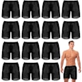 Miniatyrbild 1 av 5: Althee engångsboxershorts för män, svarta boxershorts, engångsunderkläder för resor, S-2xl M
