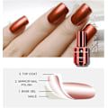 Miniatyrbild 4 av 5: 12 färger nagellack, långvarig vacker blank manikyr nagelkonst dekoration, lysande spegeleffekt nagellack kit-12st