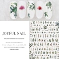 Miniatyrbild 2 av 5: 10 ark nagelkonstdekaler, självhäftande sommarnagelkonstdekaler för kvinnor flickor diy nageldekoration