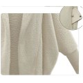 Miniatyrbillede 3 af 5: Dame Vinter Fuzzy Fleece Frakke, Åben Front Hætte Cardigans Jakke Black S