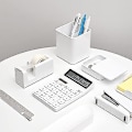 Miniatyrbillede 3 af 5: 12-cifret kontorregnemaskine med stort LCD-display, store følsomme knapper, bordregnemaskiner, basisregnemaskine (c V
