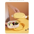 Miniatyrbild 3 av 5: Kawaii Bentolåda vuxen lunchlåda, Kawaii robot lunchlåda håller värmen för pojkar flickor, söt läckagesäker portionsbehållare rosa