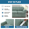 Miniatyrbild 4 av 5: Stretch Vattentät Soffa Överdrag, 1 Del, Spandex, Jacquard Elastisk Soffa Överdrag Med Halkskyddsskum green 3 Sitzer  enlarge