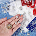 Miniatyrbillede 3 af 5: Snefnug Charms Bulk Assorterede Jule Sne Charms til DIY Tilbehør