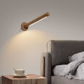 Miniatyrbilde 1 av 5: LED Tre Magnetisk Lys Oppladbar USB LED Garderobelys Bærbar Nattlys 360 Svingbar Vegglampe Skap, Soverom, Stue Dimbar Lys