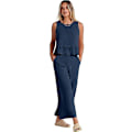 Miniatyrbillede 2 af 5: Sommersæt til kvinder, 2-delt, afslappet tanktop og bukser Navy XL