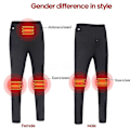 Miniatyrbild 4 av 5: Unisex USB Elektriska Uppvärmda Byxor Vinter Varma Leggings Uppvärmning Elastiska Byxor L Men