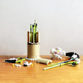 Miniatyrbild 5 av 5: Blombukett Byggsats Orkidé Bonsai Kreativt Byggprojekt För Vuxna, Byggklossats Pedagogiska Stem-leksaker