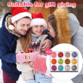 Miniatyrbilde 5 av 5: Neglekunst Hul Flash Paljett 12-fargers Holografisk Flash Blandet Hjerteformet Valentinsdag Neglemerke Set2