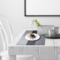 Pikkukuva 5 / 5: Pöytätabletit, pestävät kudotut vinyylipöytätabletit ruokapöydälle, helposti puhdistettavat muoviset pöytätabletit, 6 kpl (musta)