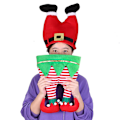Miniatyrbild 5 av 5: Julhatt, rolig hatt Nyhet Tomteluva Galna hattar Tomtenissehatt Tomtebyxorhatt