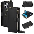 Crossbody Plånbok Läderfodral För iPhone 11 Pro Max / 11 Pro / iPhone 11 Black For iPhone 11 Pro Max