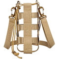 Miniatyrbild 1 av 5: Vattenflaskhållare med rem, packbar flasksele - Vattenflaska Crossbody Sleeve