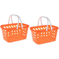 Miniatyrbilde 1 av 5: 2 stk. Leker Groceries Basket Mini Lekehandlekurv Med Håndtak Kjøkken