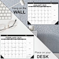 Miniatyrbillede 2 af 5: Vægkalender, Simpel, 2025, Engelsk Version, 430 x 305 mm (16,9 x 12,0 tommer) (Sort)