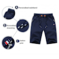 Pikkukuva 2 / 5: Miesten shortsit rennot kesäshortsit taskuilla Light grey 4XL