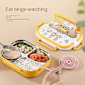 Miniatyrbild 2 av 5: Bento-låda,  läckagesäker stapelbar lunchlåda , lunchbehållare för arbete/skola och måltidsförberedelse (gul) rosa