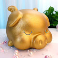 Miniatyrbild 4 av 4: Kreativ spargris sparbössa förmögenhet grisformad tecknad film pengar hållare sparpot sparbössa för födelsedagspresent nyårsgåva salong display (rosa L Pink Size 2