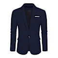 Miniatyrbild 2 av 5: Herr Blazer Slim Fit Kavaj, Enknäppt Enknapps Kavaj Navy M