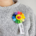 Miniatyrbillede 3 af 5: 10/40/60 cm smilende solsikke plyslegetøj fyldt dukke kat kæledyr pude måtte pude hjem soveværelse bil butik restaurant indretning pigegaver Golden
