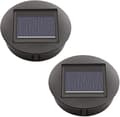 2-pack solcellslampor ersättning med LED-solpanel ersättningsskydd utomhusbelysning trädgårdsdekoration