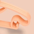 Miniatyrbillede 4 af 5: 10 STK Babybøjler Til Garderobe, Multifunktionel Plast Tykke Opbevaringsbøjler Til Børn Rosetknude Tørrebøjler Til Småbørn (Orange)